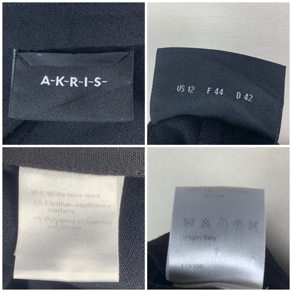 Akris Wool Blazer, Sz 12 - Picture 7 of 7